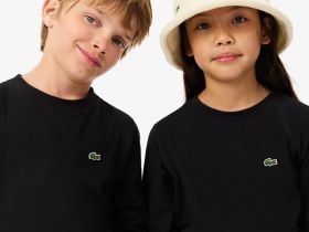 Детская футболка Lacoste из хлопка
