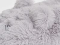 Тапочки с искусственным мехом для девочек, Серый