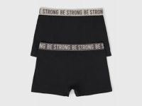 Трусы для мальчиков, 2 шт., Черный