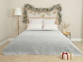 Покрывало Fogliare, дымчатое