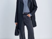 Тренч из натуральной кожи