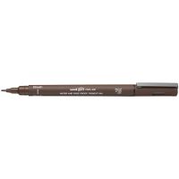 Линер UNI PIN brush 200 (S) кисть, сепия