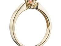 Классическое кольцо из желтого золота э0312кц05166200_pink