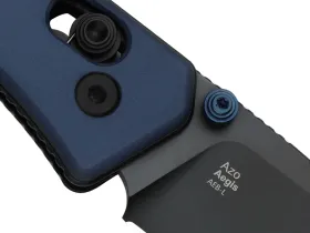 Складной нож Kizer Aegis, сталь AEB-L, рукоять алюминий, синий