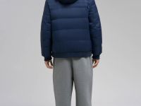 Утепленная куртка с воротником-стойкой