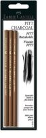 Набор уголь-карандаш прессованный Faber-castell 3 шт в блистере