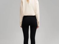 Спортивные легинсы из трикотажа с антибактериально