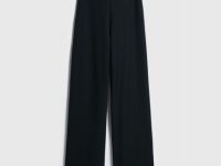 Трикотажные прямые брюки, Черный