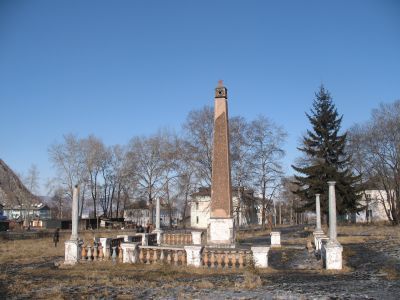 Могила борцов революции и гражданской войны. Имеется памятник