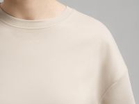 Свободная футболка из хлопкового трикотажа интерлок