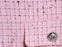 Юбка мини из твида, Розовый