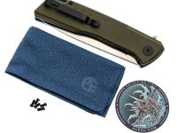 Складной нож Petrified Fish Loco, сталь D2, рукоять G10