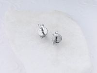 Пусеты из белого золота э4712пс04202488