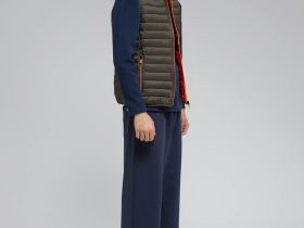 Утепленный стеганый жилет