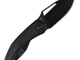 Складной нож Artisan Cutlery Fragarach, сталь S90V, рукоять титан/карбон, черный
