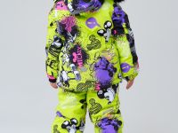 Комплект текстильный с полиуретановым покрытием для девочек: куртка, полукомбинезон