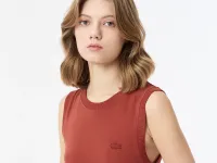 Женский топ Lacoste из эластичного хлопка