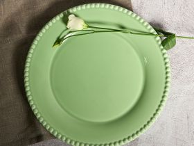 Тарелка Grace, зеленая