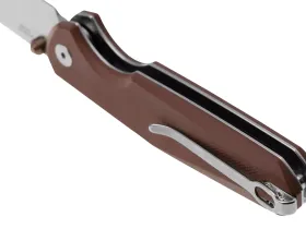 Складной нож Bestechman Velix, сталь 14C28N, рукоять G10, коричневый