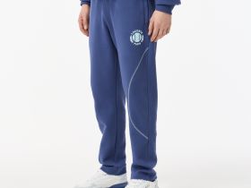 Мужские спортивные брюки Lacoste из смеси эластичного органического хлопка