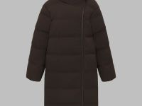 Длинный пуховик с натуральным пухом