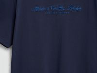 Футболка с вышивкой, Синий