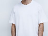 Базовая футболка из джерси, Белый