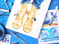 Скетчбук SKETCHMARKER "THE MIRROR" 163х163 мм 50 л 220 г, твердая обложка белая