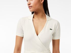 Платье Lacoste с поясом из ткани Пике