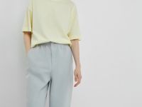 Хлопковые брюки Balloon с эластичным поясом, Серый