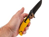 Складной нож Steelclaw Резервист, сталь D2, рукоять G10, желтый