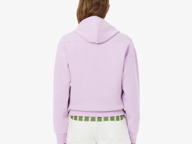 Женский эластичный свитшот Lacoste из смеси органического хлопка