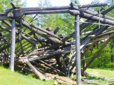 Мельница (деревянная)