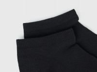 Короткие носки с поддержкой стопы, Черный