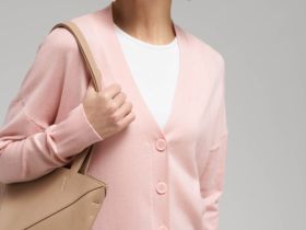 Кардиган свободного кроя с шерстью