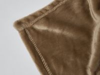 Плед Сверхмягкий/Supersoft, коричневый