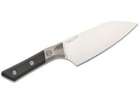 Нож кухонный Сантоку Microtech Santoku Knife 6', сталь M390MK, рукоять G10, черный