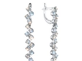 Серьги из белого золота э4712сг08187500