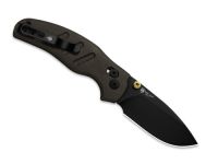Складной нож Kizer C01C 2.9 CD, сталь Nitro-V, рукоять Richlite, коричневый/черный