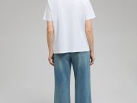 Футболка из мерсеризованного хлопка с принтом