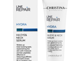 Line Repair Hydra HA Eye & Neck Serum - Сыворотка для кожи вокруг глаз и шеи с гиалуроновой кислотой, 30 мл
