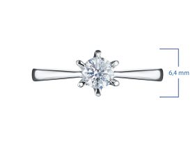 Кольцо из белого золота э4712кц06160900