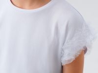 Фуфайка трикотажная для девочек (футболка)