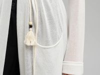 Свободный кардиган с тонким поясом