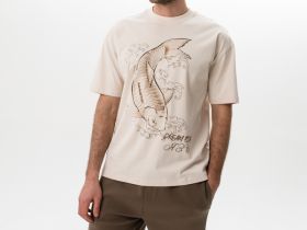 Футболка мужская Remington Fish Beige