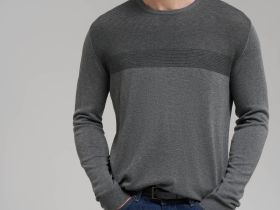 Джемпер полуприлегающего кроя с шерстью