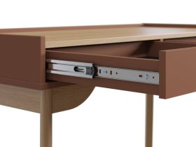 Стол Торвалль-4 110x50 Терракотовый/Натуральный