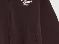 Толстовка на молнии с лампасами для мальчиков, Коричневый