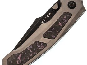 Складной нож Kizer Feweed, сталь S35VN, рукоять карбон/титан