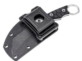 Нож с фиксированным клинком Ruike FS68-B, сталь 14C28N, рукоять G10, черный